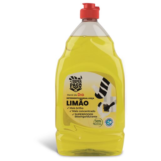 DIA SUPER PACO Detergente Manual Loiça Concentrado Limão 1 L