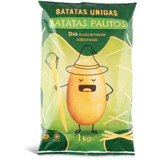 DIA BATATAS UNIDAS Batata Pré-Frita Palitos Para Forno 1 kg