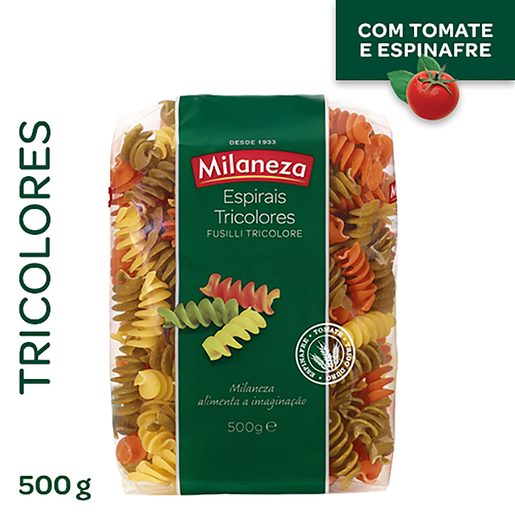 MILANEZA Espirais Tricolores 500 g