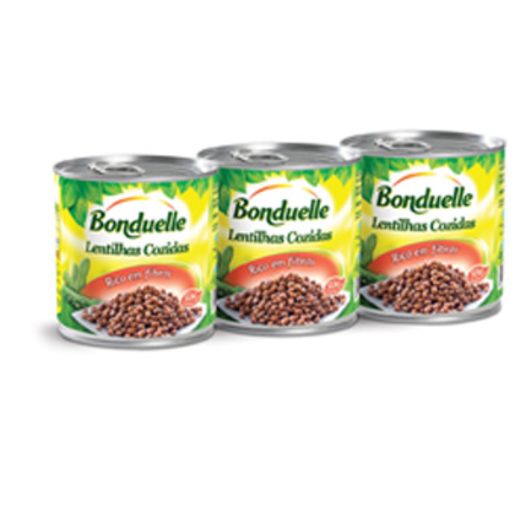 BONDUELLE Lentilhas 3x200 g